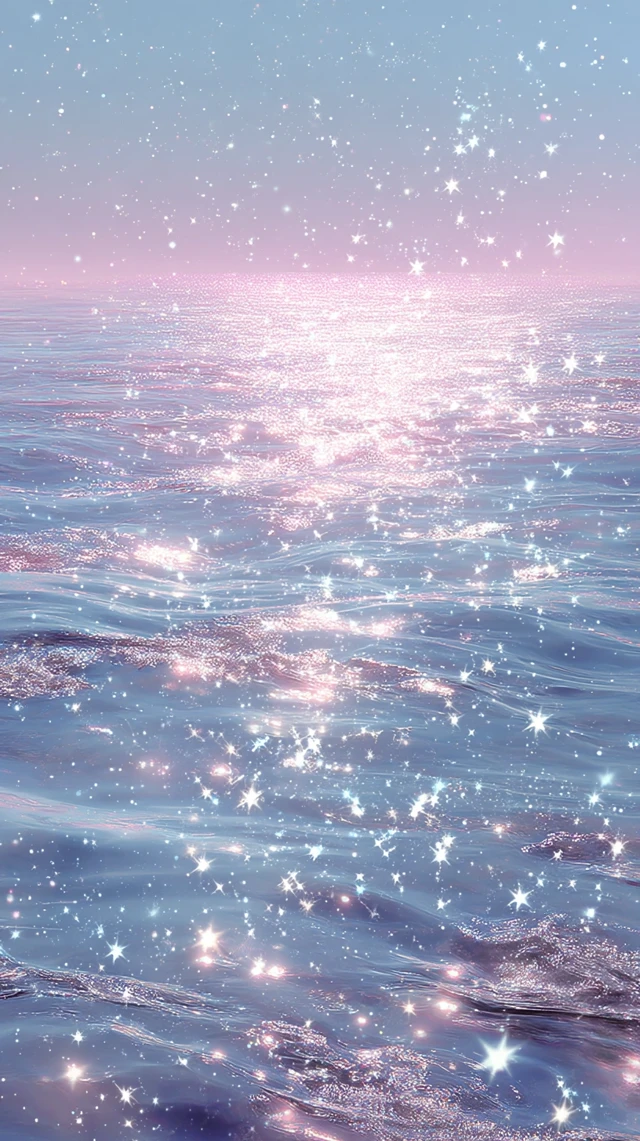 Sparkling Water Surface Wallpaper Dreamy Pastel Tones