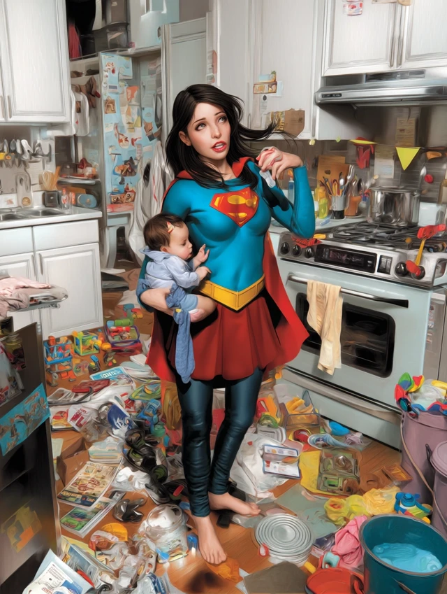 Superwoman Mom The Everyday Hero HQ Comic Cover