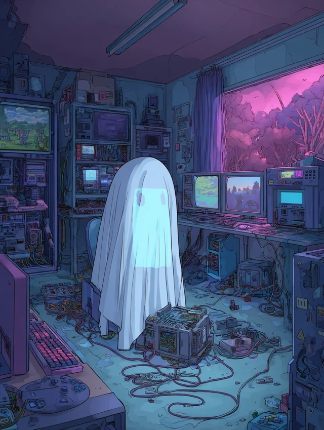 Ghost from a Gaming PC Nintendocore Style