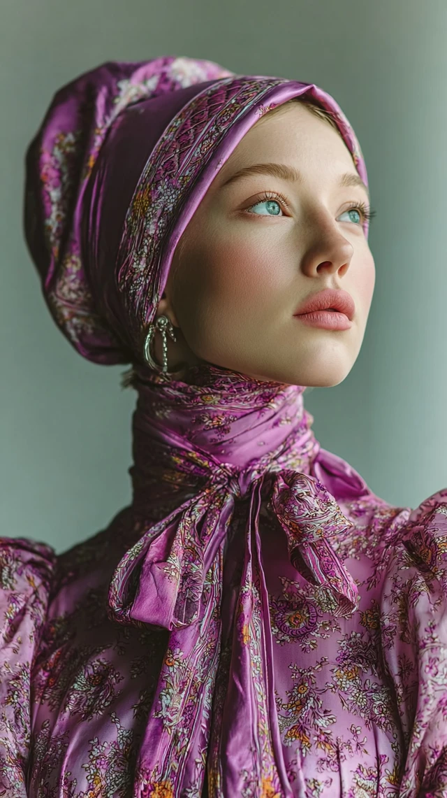 Royal Fashion Portrait of a Muslim Woman