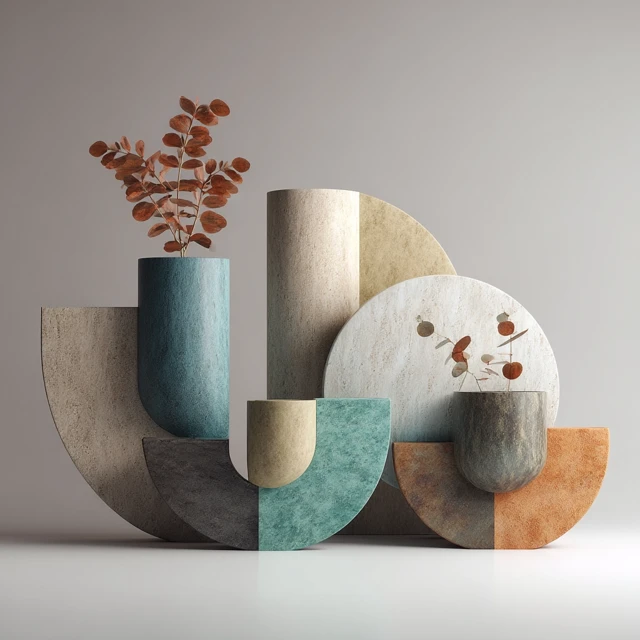 Minimalist Wall Vases Geometric Modular Design