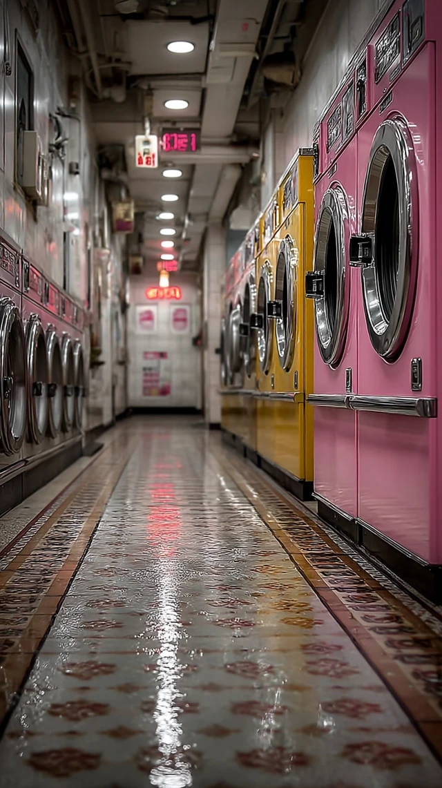 Shoe Cleaning Workshop Machines Interior