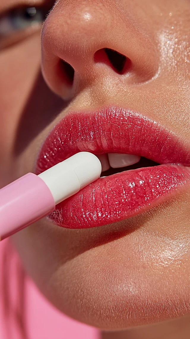 Lip Gloss and Pill: Product Photography