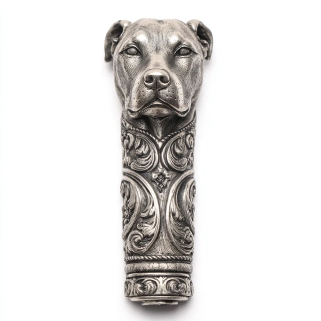 Pit Bull Mezuzah Decorative Door Ornament