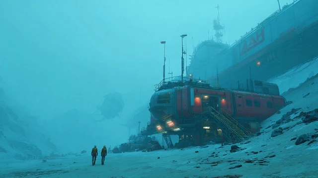 Mining Colony Outpost Alien Dust Foreboding