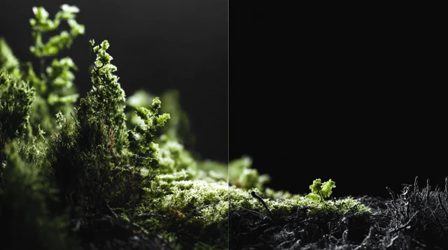 Dark Micro Forest Wallpaper Nature Abstract