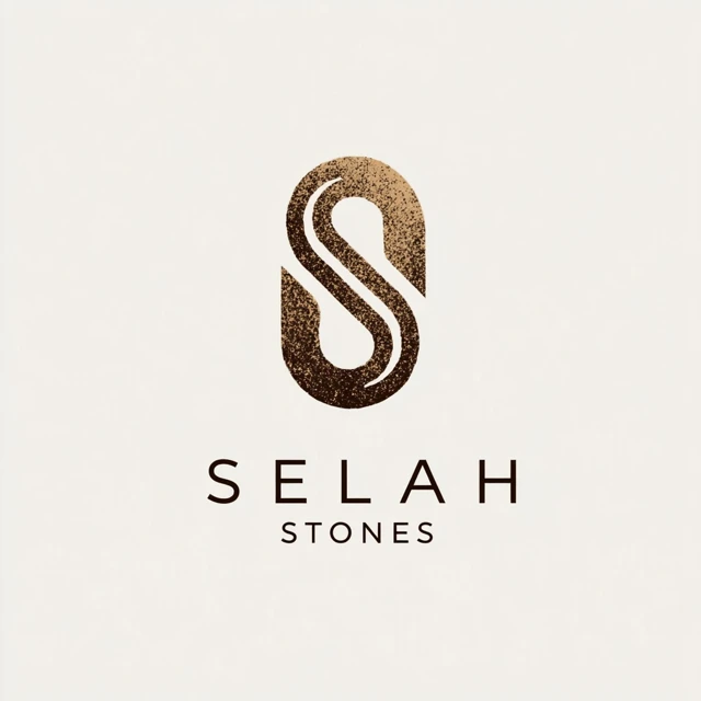 Selah Stones Logo Design Heavenly Light Gold