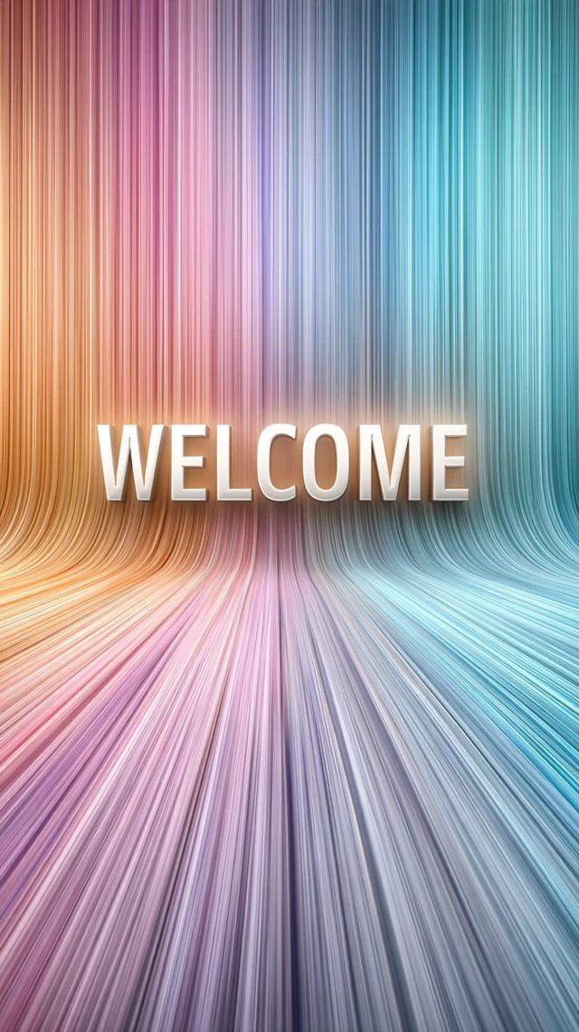 Welcome Neon Light Background for Events