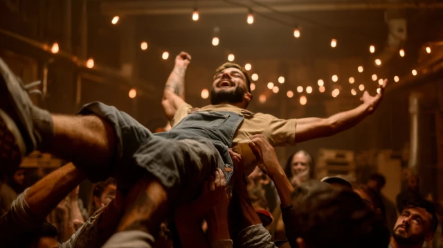 Carpenter Crowdsurfing Cinematic Advertising