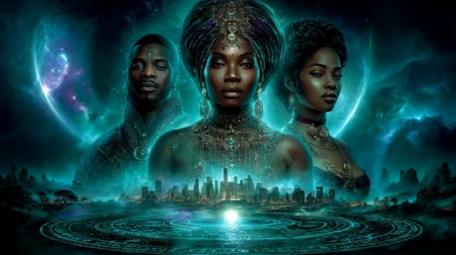 Ancestral Dream Futuristic Cityscape