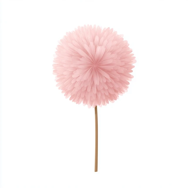 DIY Pom Pom Flower Craft Tutorial