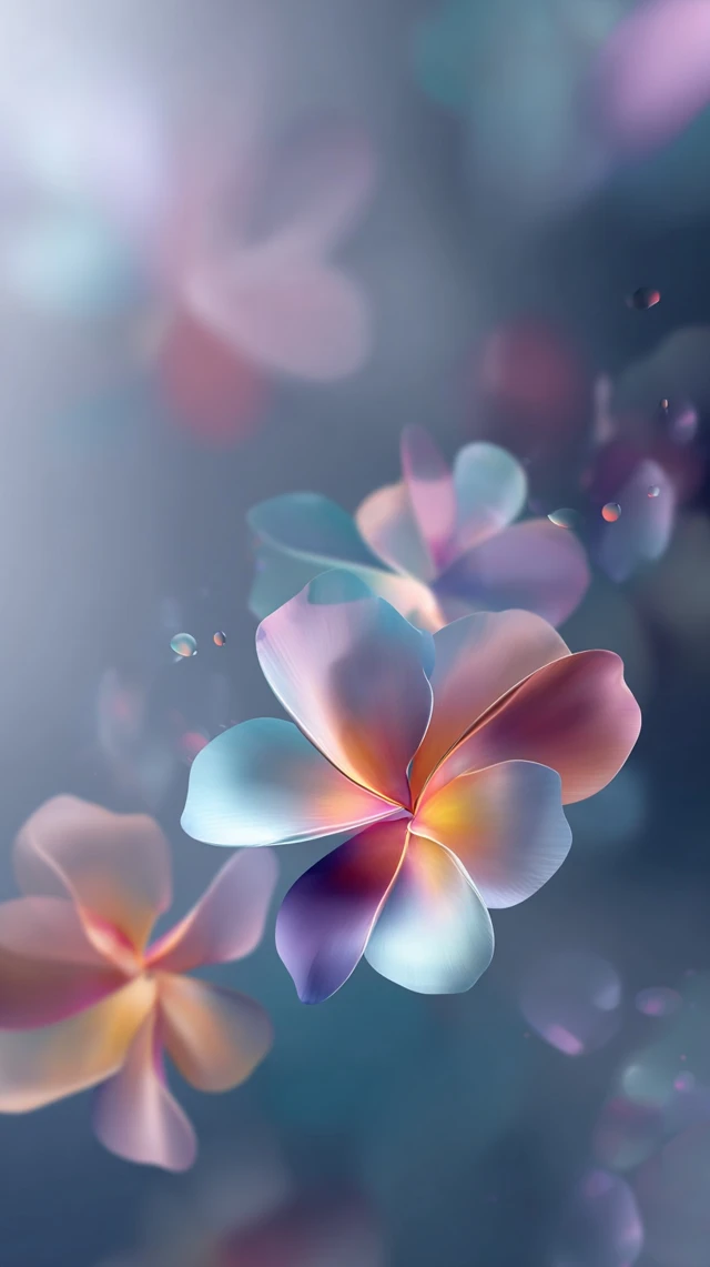 Abstract Floral Background for Cosmetics