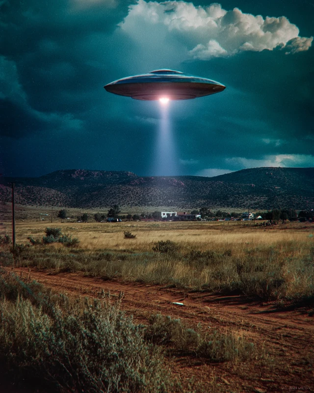 1969 UFO Sighting Over New Mexico Desert