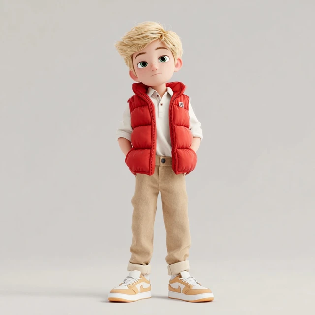Pixar Style Tween Boy Preppy Outfit