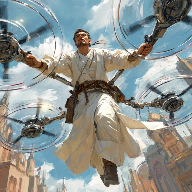 DND Cleric with Drone Hands