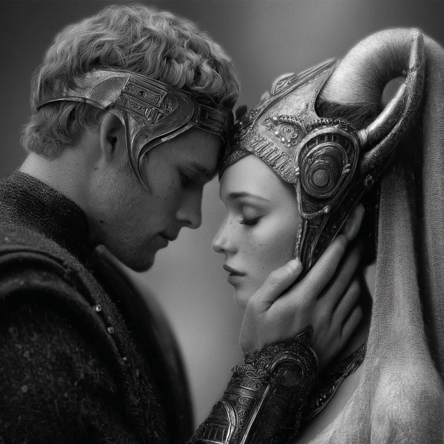 Padme Amidala and Thor David Fincher Style
