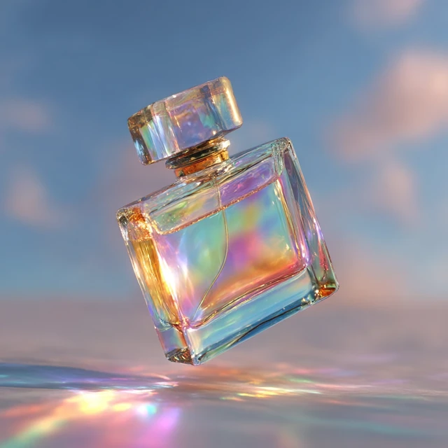 Dreamlike Perfume Bottle Product Photography