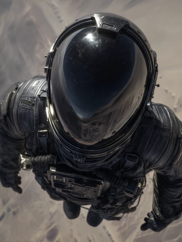 Astronaut in Space: Surreal and Unsettling