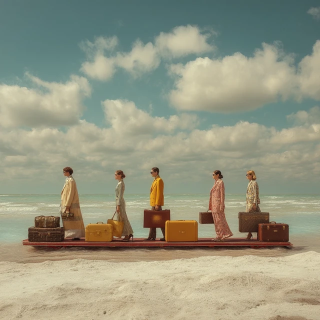 Fashion Week on a Shore: Wes Anderson Style
