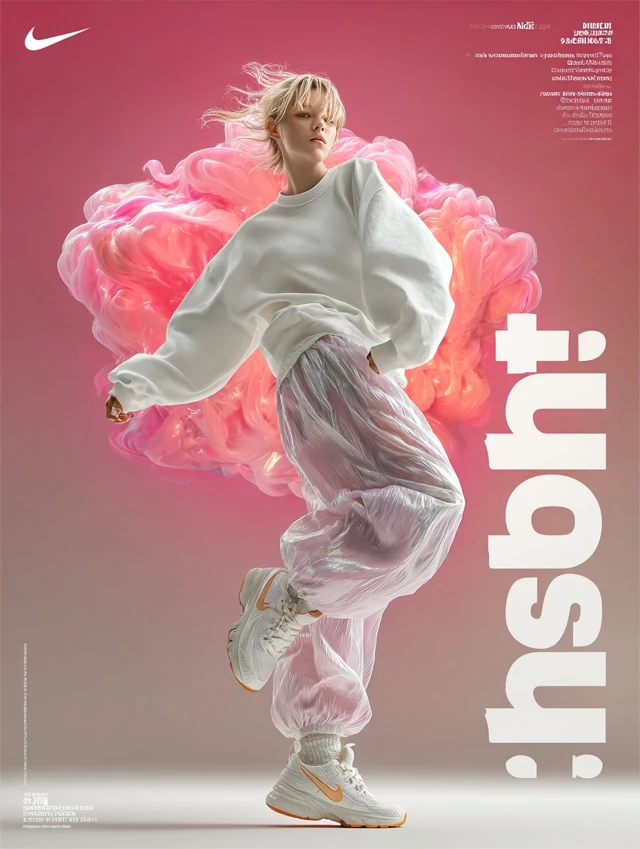 Nike Fashion Advertisement Just Do It Modern Sports Aesthetic
