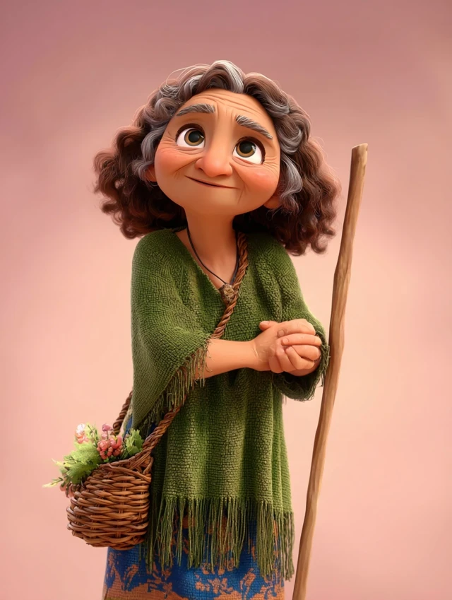 Pixar Style 3D Animation of a Smiling Woman