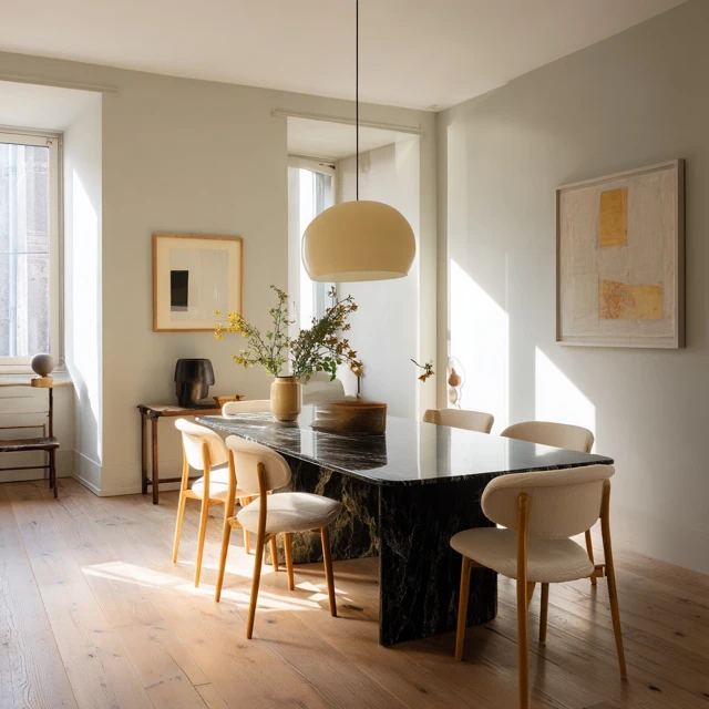 Minimalist Dining Room Interior Design