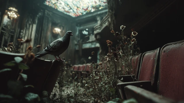 Abandoned Opera House Overgrown Nature