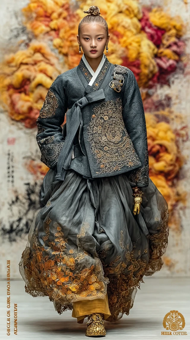 Idol Woman in Hanbok Inspired by Hephaestus