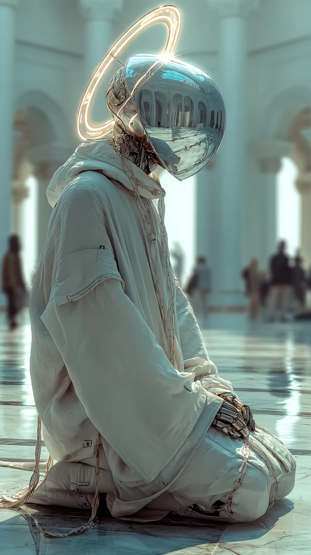 Futuristic Cathedral in Space: Photo-Surrealism