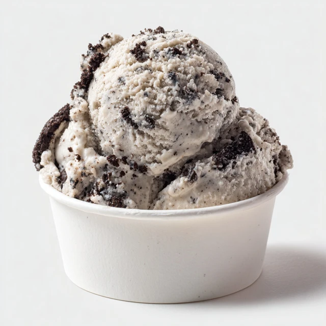 Cookies and Cream Ice Cream Food Photography