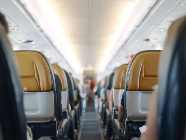 Southwest Airlines Plane Interior Seat Backs