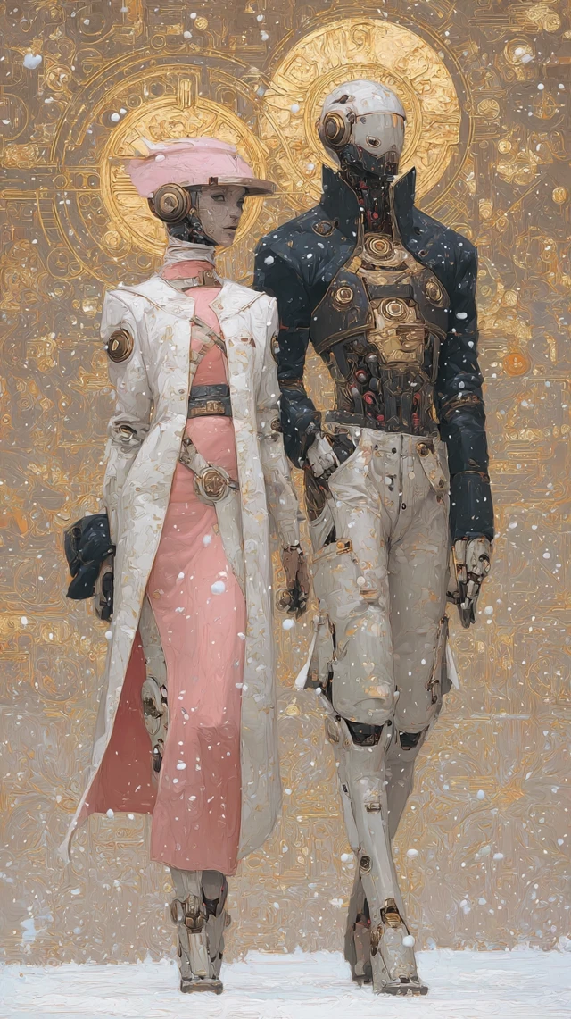 Cyborgs in Snow: Sci-Fi Art by Denis Sarazhin