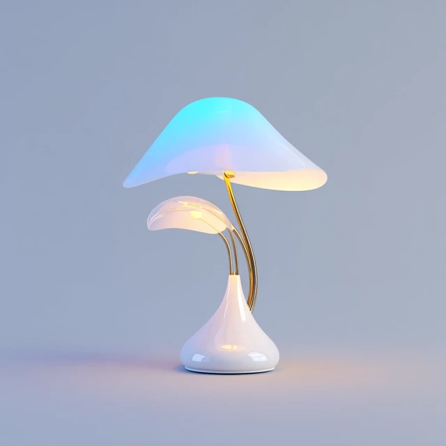 Mushroom Desk Lamp 3D Model