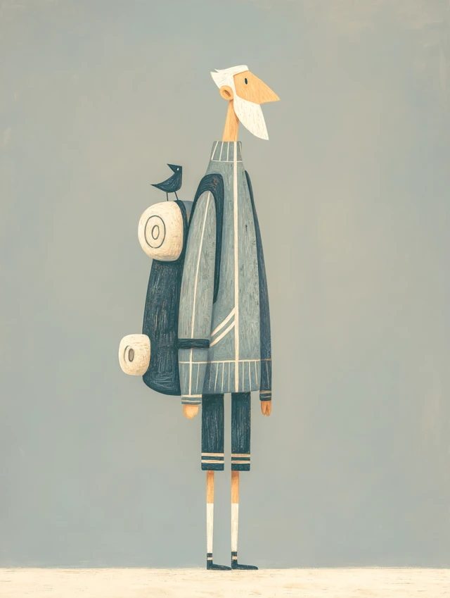 Stylized Cartoon Character Illustration
