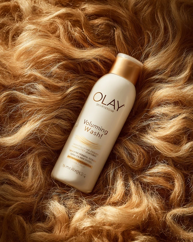 OLAY Volumizing Wash Product Photography