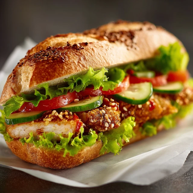 Sichuan Pepper Chicken Fillet Sandwich