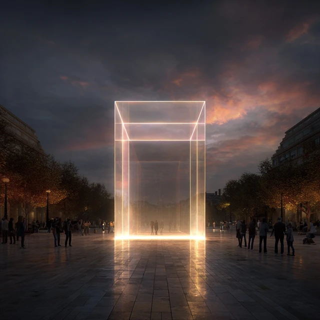 Jean Nouvels Lantern Installation Architectural Design