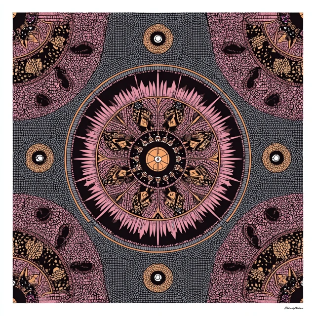 Abstract Portrait Modern Art Composition