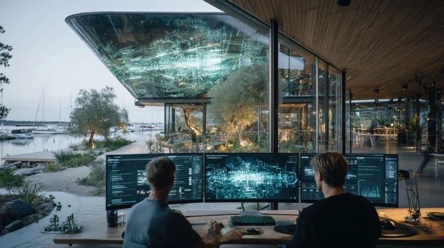 Futuristic AI Powered Architectural Studio