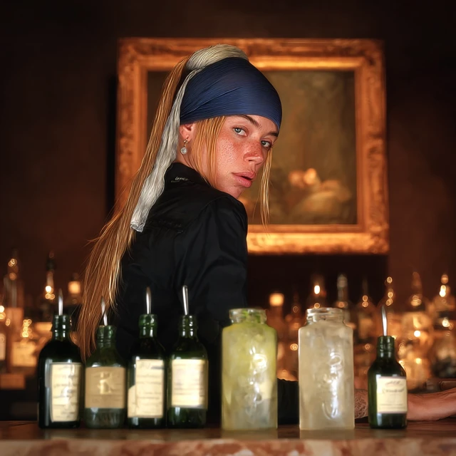 Girl with Pearl Earring Amsterdam Cafe Bartender