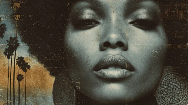 African American Woman Portrait 1978 Soul Album Cover