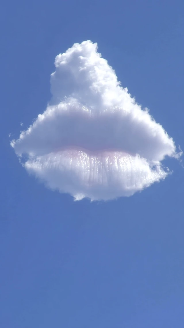 Kiss from the Clouds: Surreal Sky Lips