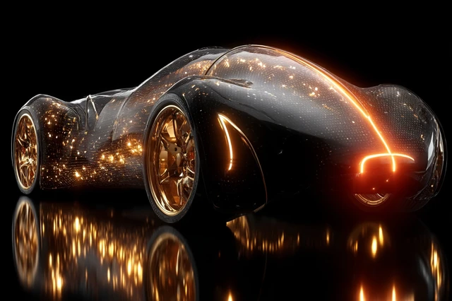 Retro Futuristic Automobile Design Concept