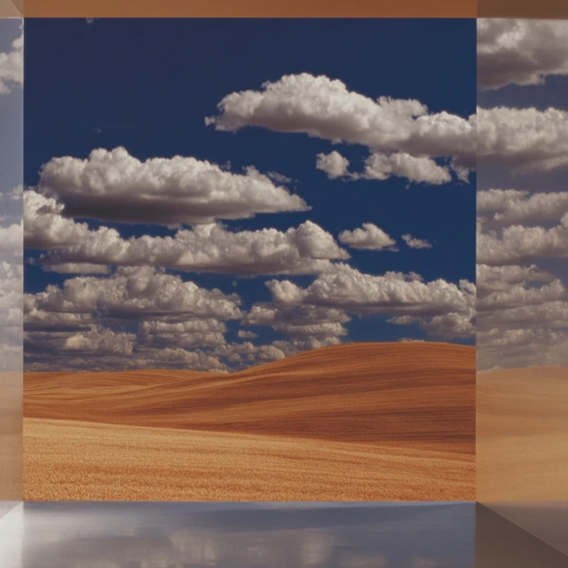 Windows XP Bliss Wallpaper Field and Clouds