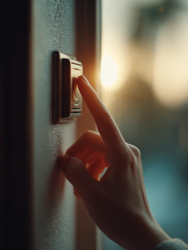Delivery Promo Image Doorbell Press Noon Lunchtime