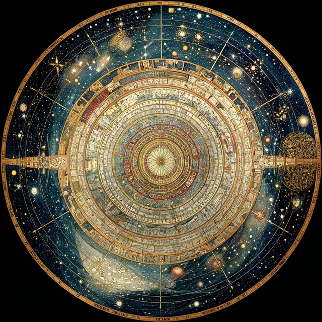 Cosmography An Ancient Celestial Diagram