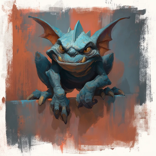 Dungeons and Dragons Gargoyle Art
