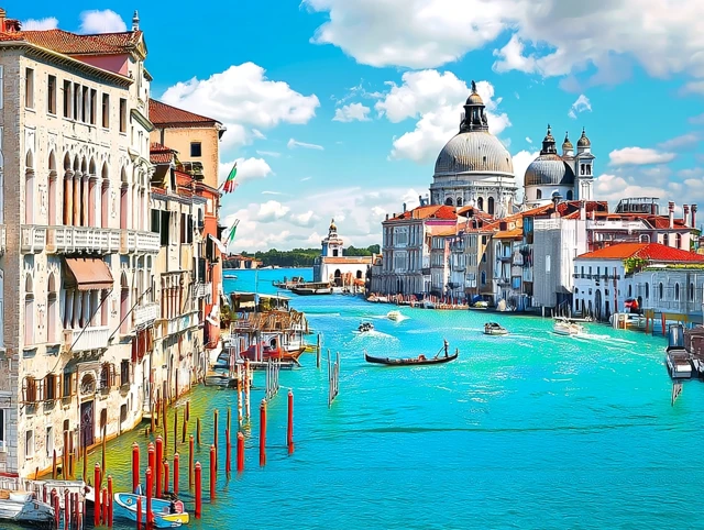 Venice Italy Grand Canal Travel Poster Art