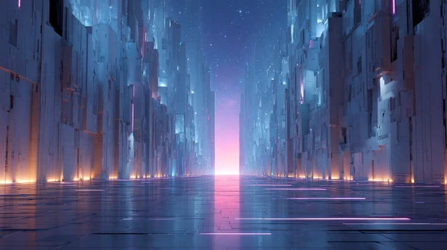 Futuristic Sci-Fi Cityscape