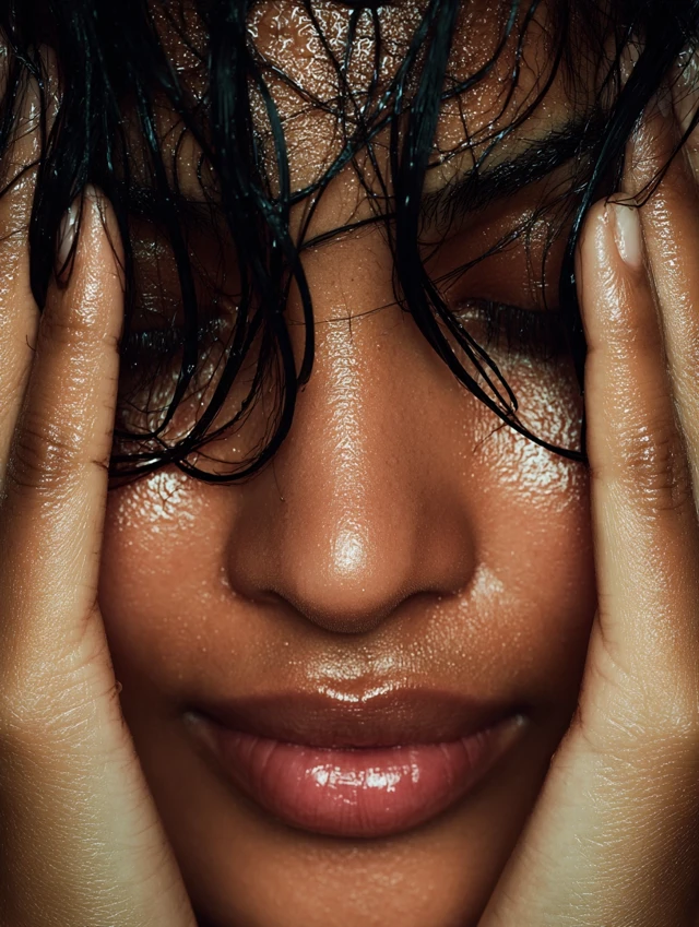 Glowing Skin Skincare Beauty Photography Model